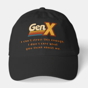 GenX - I Don't Care What You Think About Me Hat