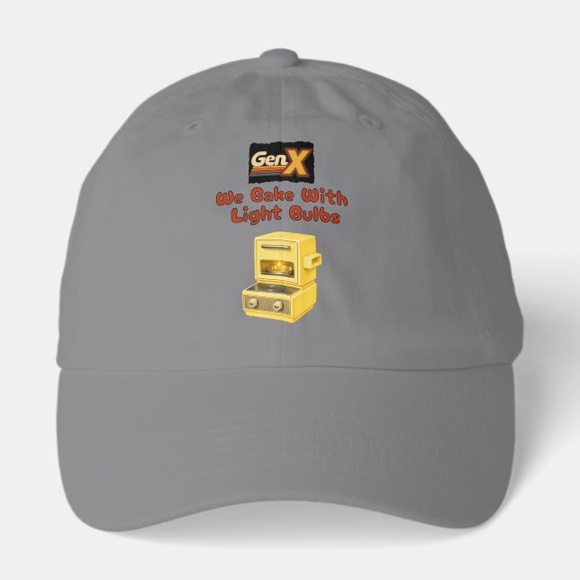 GenX - We Bake With Light Bulbs Hat (Front)