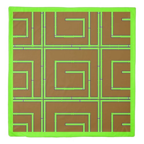 Geo Bamboo Maze Brown   