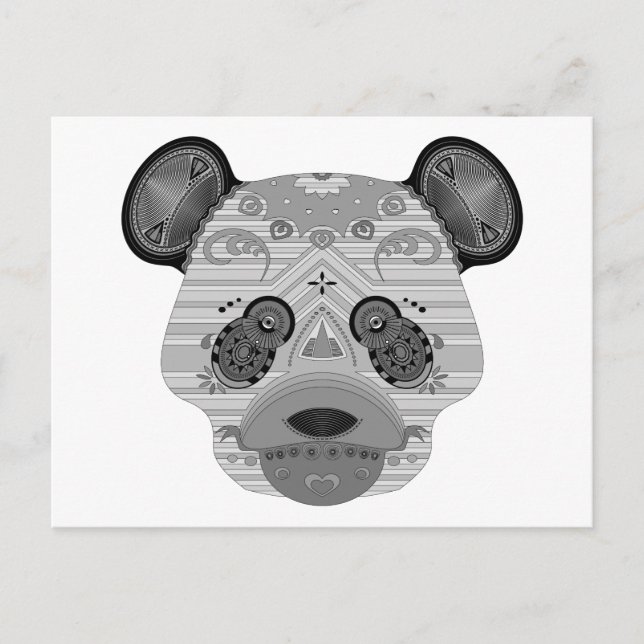 geo bear postcard (Front)