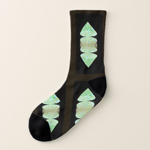 Geo Crystals Sox Socks