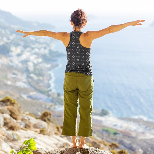 Geo diagonal triangles tank top (Creator Uploaded)