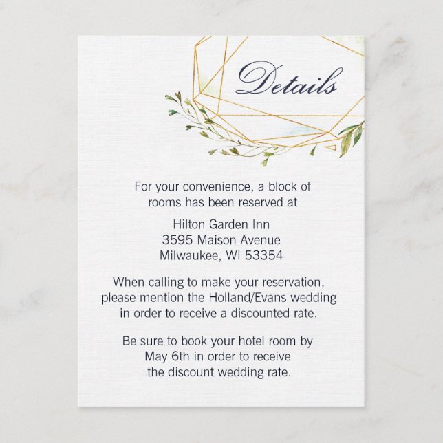 Geo Envy Details Card (Front)