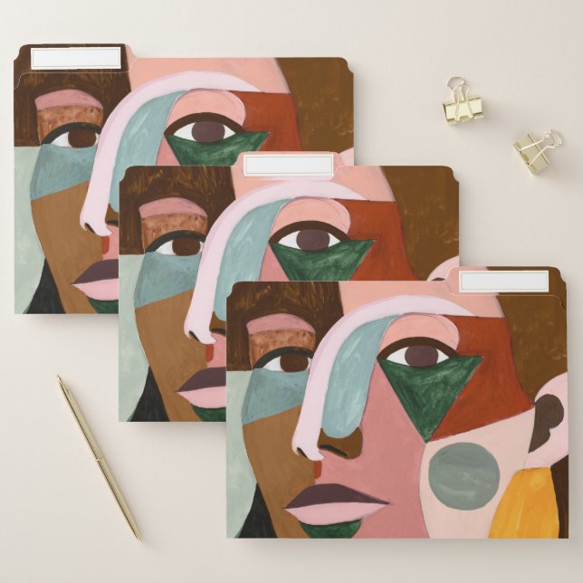 Geo Face File Folder (Set)