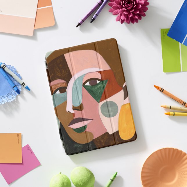 Geo Face iPad Pro Cover (Desk)