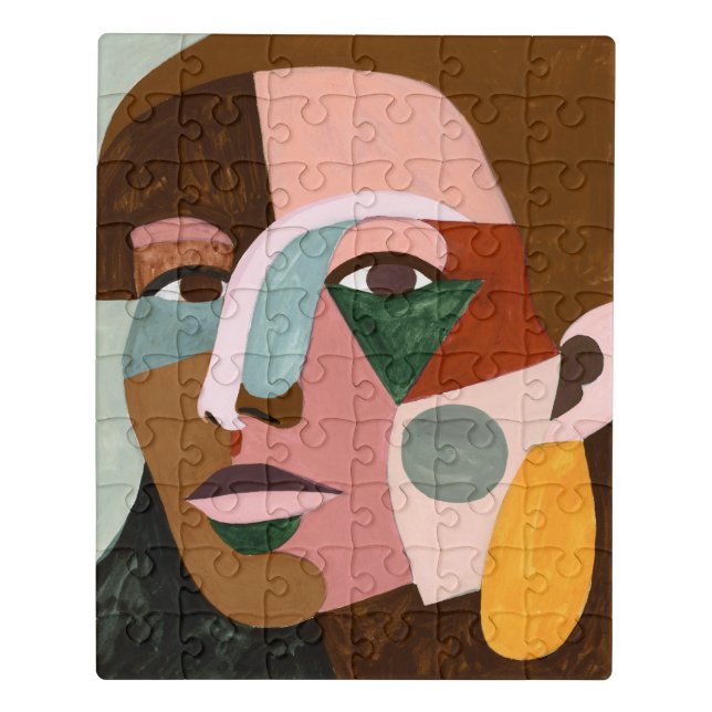 Geo Face Jigsaw Puzzle (Puzzle Vertical)