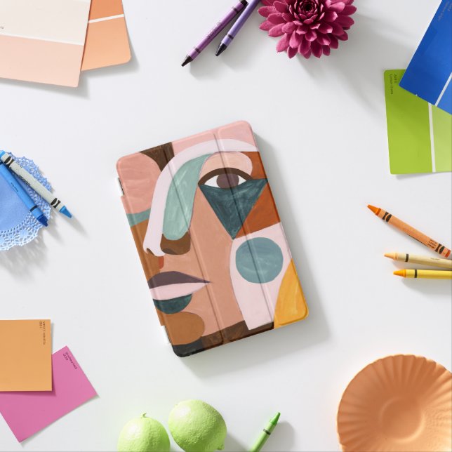 Geo Half Face iPad Mini Cover (In Situ)