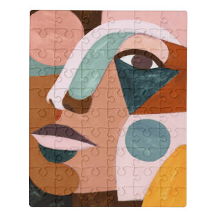 Geo Half Face Jigsaw Puzzle