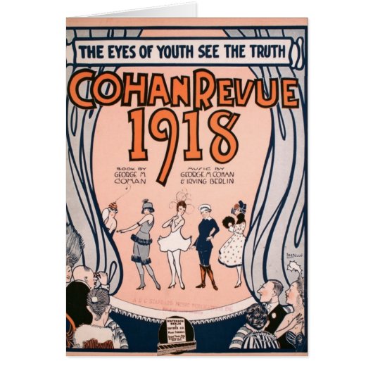 Geo. M. Cohan Revue 1918 Cards (Front)