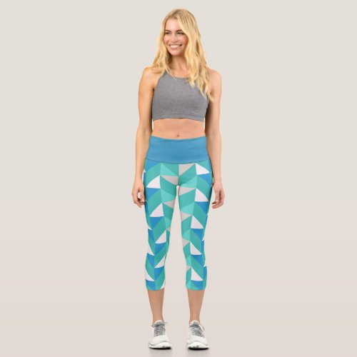 Geo_Madness Capri Leggings