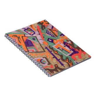 Geo-Organic Pool, Abstract Art Notebook