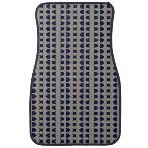 Geo Plaid Car Floor Mat