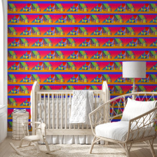 Geo Pyramid Collage Wallpaper
