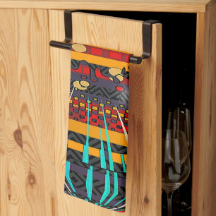 Geo Radial Kitchen Towel