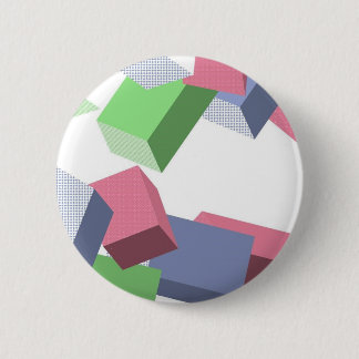Geo Shapes Pinback Button