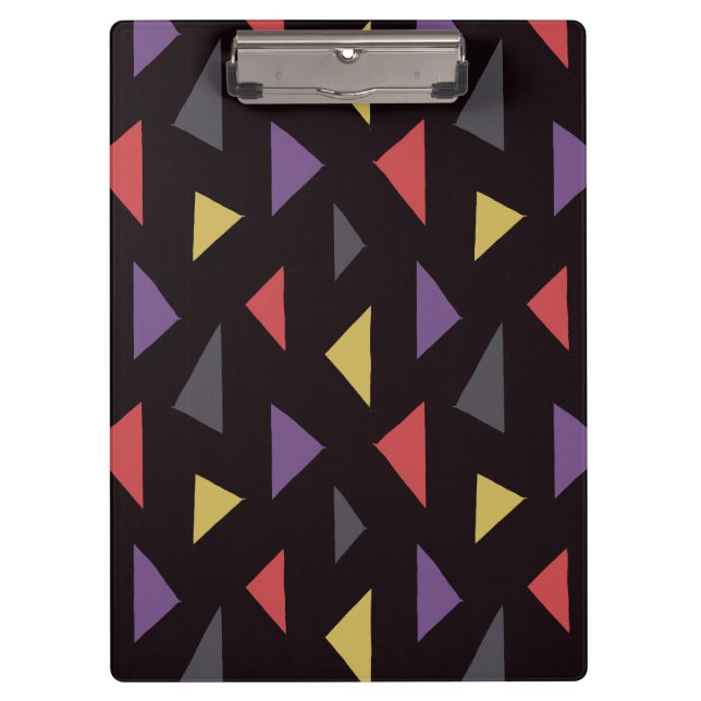 Geo Task Multicolored  Clipboard (Front)