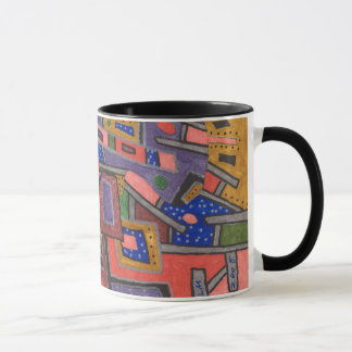 Geo Tech, Abstract Art Mug