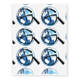 Geo World Temporary Tattoos