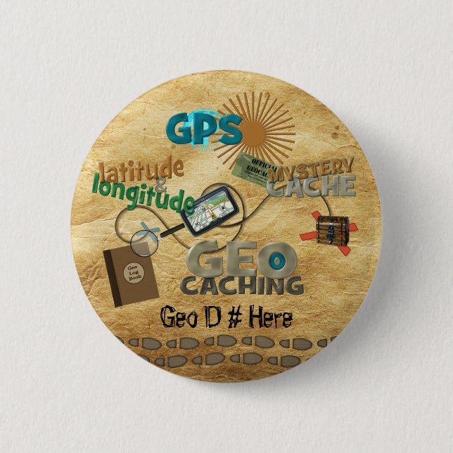 Geocache Fever - Customize Button (Front)