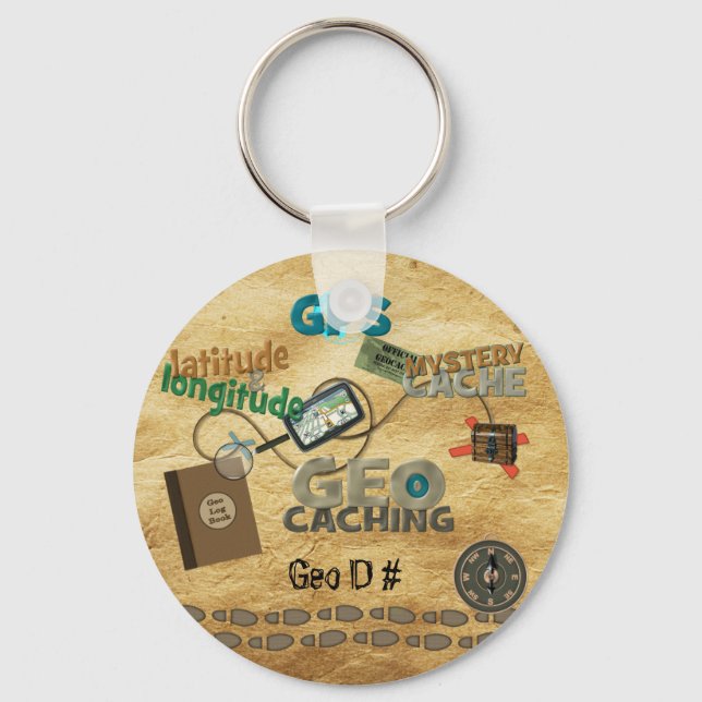 Geocache Fever - Customize Keychain (Front)