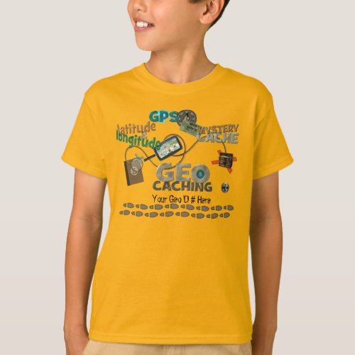 Geocache Fever Kids _ Customize T_Shirt