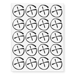 Geocache Temporary Tattoos