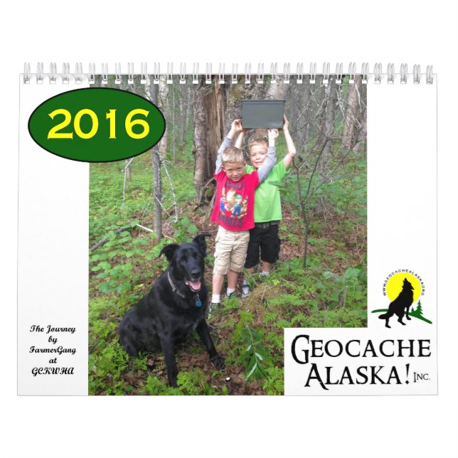 GeocacheAlaska! 2016 Calendar (Cover)