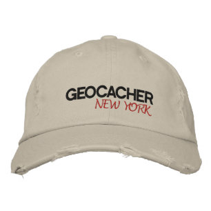 Geocacher New York Embroidered Baseball Cap