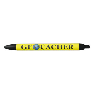 Geocacher Pen Earth w/ Geocaching Flags Your Color