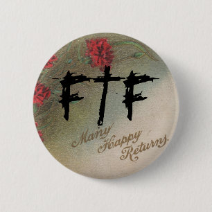Geocachers FTF Vintage Many Happy Returns Pin