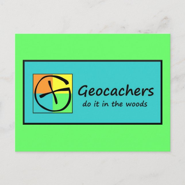 Geocachers Postcard (Front)