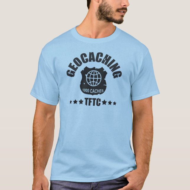 Geocaching Award 1000 T-Shirt (Front)