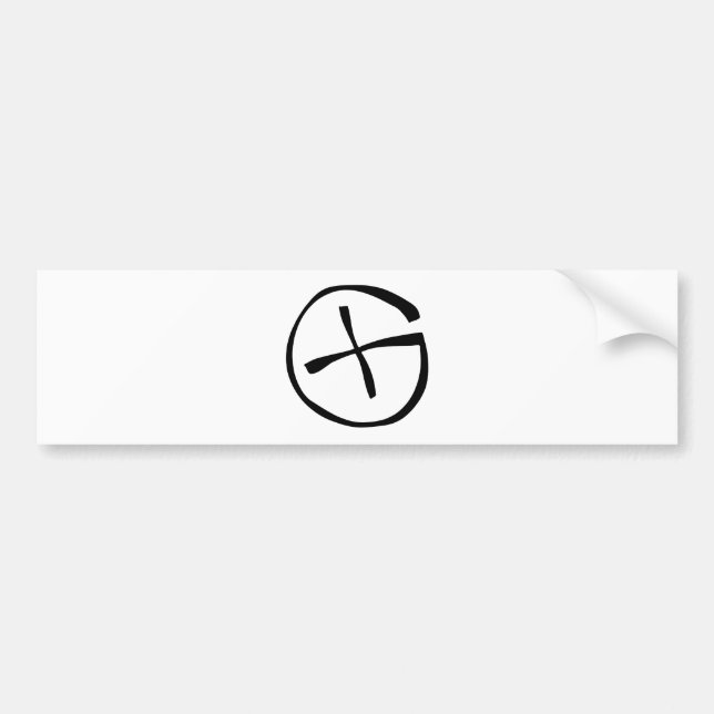Geocaching Bumper Sticker (Front)