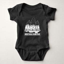 Geocaching Environmental Avid Geocacher Gift Idea Baby Bodysuit