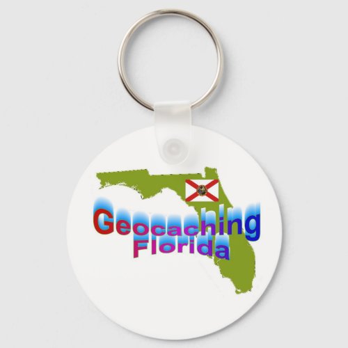 Geocaching Florida Keychain