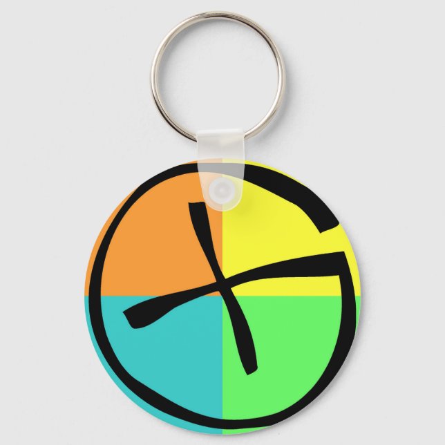 Geocaching Gear Keychain (Front)