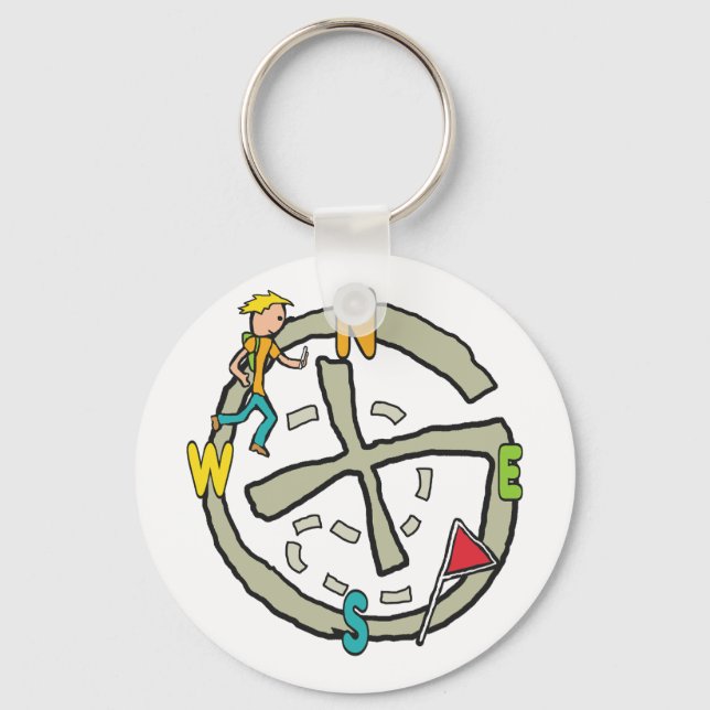 Geocaching Keychain (Front)