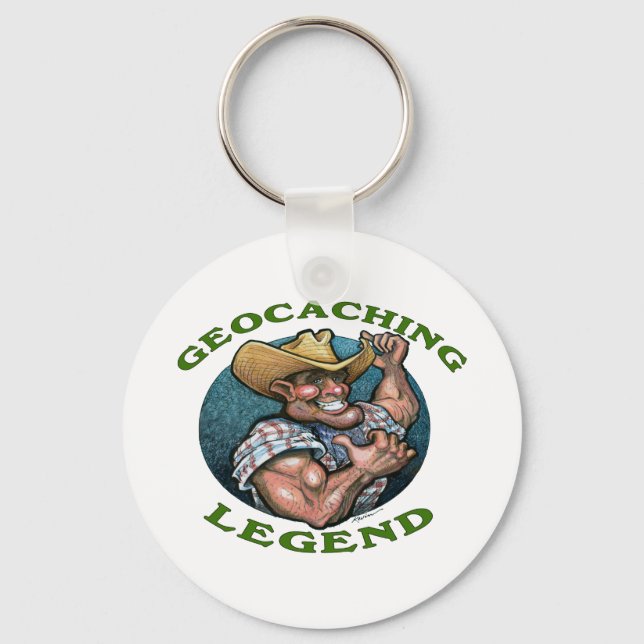 Geocaching Legend Keychain (Front)