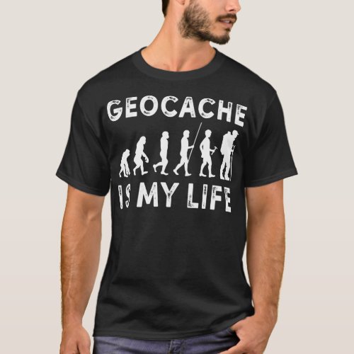 Geocaching Letterboxing Scavenger Hunt Gift GPS 12 T_Shirt