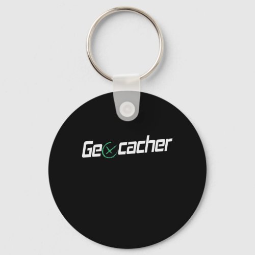 Geocaching mit GPS Empfnger und Koordinaten Keychain