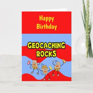 Geocaching Rocks Card