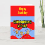 Geocaching Rocks Card