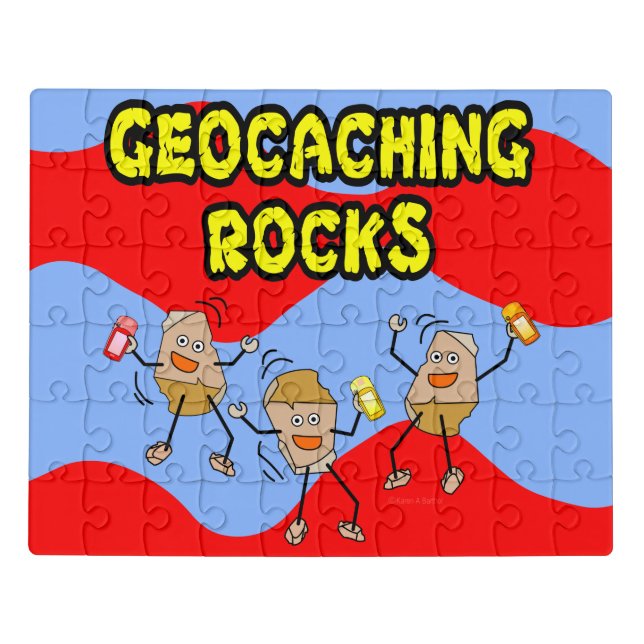 Geocaching Rocks Jigsaw Puzzle (Puzzle Horizontal)