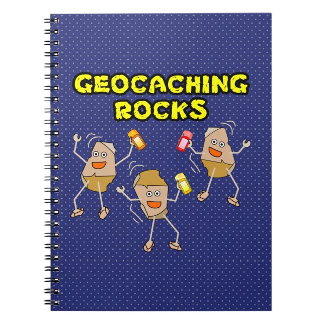 Geocaching Rocks Notebook (Front)