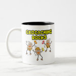 Geocaching Rocks Two-Tone Coffee Mug