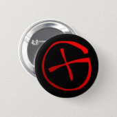 Geocaching Symbol Button (Front & Back)
