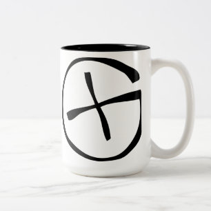 Geocaching Symbol Two-Tone Coffee Mug
