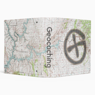 Geocaching Topographic Binder: Glen Canyon 3 Ring Binder