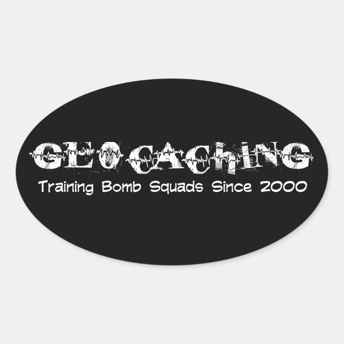 GeocachingTraining Bomb Squads Stickers