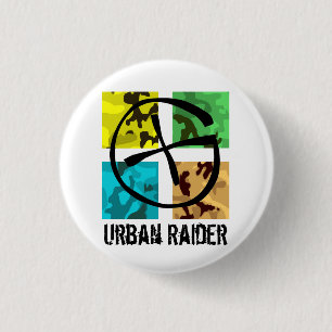 Geocaching Urban Raider pin